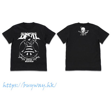 邪神與廚二病少女 (大碼)「花園百合鈴」黑色 T-Shirt Yurine Hanazono T-Shirt /BLACK-L【Dropkick on My Devil!】