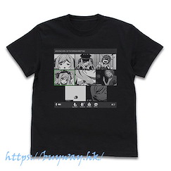 邪神與廚二病少女 (加大)「邪神」腦內會議 黑色 T-Shirt Jashin-chan Nounai Kaigi T-Shirt /BLACK-XL【Dropkick on My Devil!】
