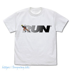 火影忍者系列 : 日版 (中碼)「漩渦鳴人」RUN 白色 T-Shirt