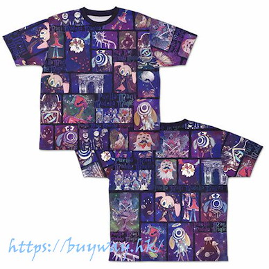 魔法少女小圓 (細碼)「[前編]始まりの物語 / [後編]永遠の物語 魔女」雙面 全彩 T-Shirt Double-sided Full Graphic T-Shirt /S【Puella Magi Madoka Magica】