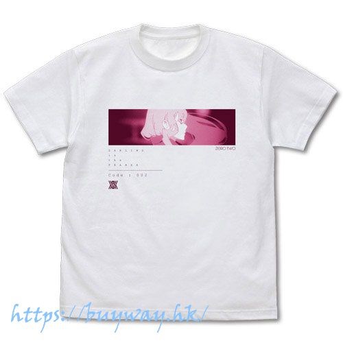 DARLING in the FRANXX : 日版 (大碼)「02」ED Ver. 白色 T-Shirt