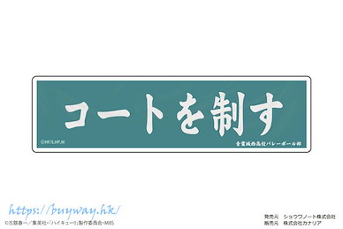 排球少年!! 「青葉城西高中」加油標語 貼紙 Petamania M 08 Banner (Aoba Johsai High School)【Haikyu!!】