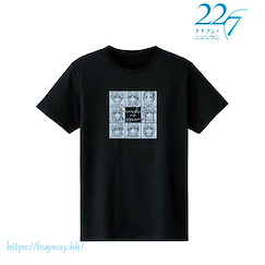 22/7 (加大) 22/7 男裝 黑色 T-Shirt 22/7 T-Shirt Men's XL【Nanabun no Nijuuni】