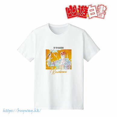 幽遊白書 (大碼)「桑原和真」Ani-Art 男裝 白色 T-Shirt Kazuma Kuwabara Ani-Art T-Shirt vol.3 Men's L【YuYu Hakusho】