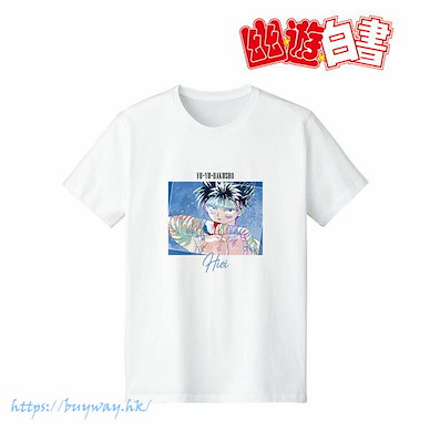 幽遊白書 (中碼)「飛影」Ani-Art 男裝 白色 T-Shirt Hiei Ani-Art T-Shirt vol.3 Men's M【YuYu Hakusho】