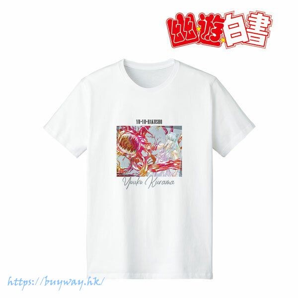 幽遊白書 : 日版 (加大)「妖狐蔵馬」Ani-Art 女裝 白色 T-Shirt