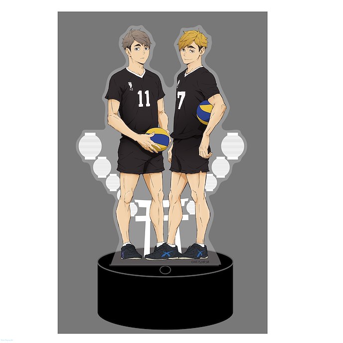 排球少年!! : 日版 「稻荷崎高校」LED台座 亞克力企牌