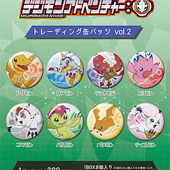 數碼暴龍系列 收藏徽章 Vol.2 (8 個入) Can Badge Vol. 2 (8 Pieces)【Digimon Series】