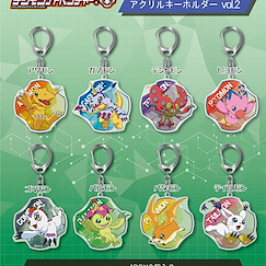 數碼暴龍系列 亞克力匙扣 Vol.2 (8 個入) Acrylic Key Chain Vol. 2 (8 Pieces)【Digimon Series】