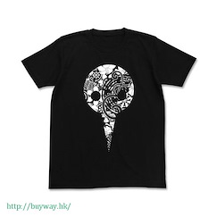 新世紀福音戰士 (中碼)「使徒」圖案 黑色 T-Shirt Angel Flower Pattern T-Shirt / BLACK - M【Neon Genesis Evangelion】