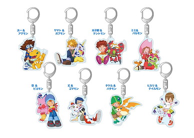 數碼暴龍系列 動漫系列 15周年匙扣 (1 套 8 款) Anime Series 15th Anniversary Acrylic Key Chain (8 Pieces)【Digimon Series】