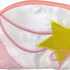 百變小櫻 Magic 咭 : 日版 白色 + 粉紅 化妝袋