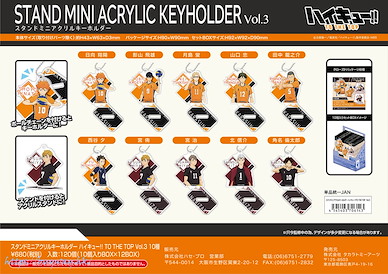 排球少年!! 亞克力企牌 / 匙扣 Vol.3 (10 個入) Stand Mini Acrylic Key Chain Vol. 3 (10 Pieces)【Haikyu!!】