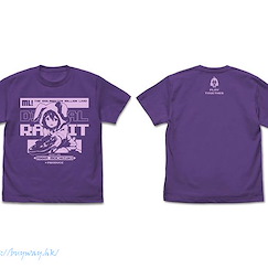 偶像大師 百萬人演唱會！ (加大)「望月杏奈」紫羅蘭色 T-Shirt Digital Rabbit Anna Mochizuki T-Shirt /VIOLET PURPLE-XL【The Idolm@ster Million Live!】