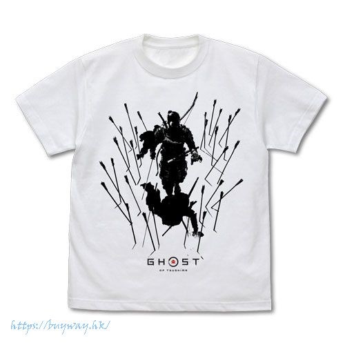 對馬戰鬼 : 日版 (細碼)「境井仁」白色 T-Shirt