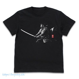 對馬戰鬼 (加大)「境井仁」冥人 黑色 T-Shirt Kuroudo T-Shirt /BLACK-XL【Ghost of Tsushima】