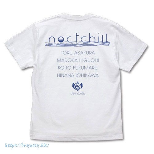 偶像大師 閃耀色彩 : 日版 (大碼) 283 Pro noctchill 白色 T-Shirt