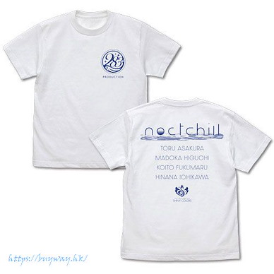 偶像大師 閃耀色彩 (加大) 283 Pro noctchill 白色 T-Shirt 283 Pro Noctchill T-Shirt /WHITE-XL【The Idolm@ster Shiny Colors】