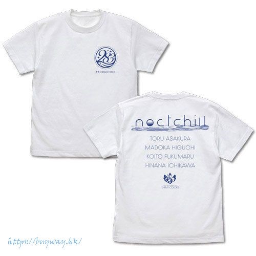 偶像大師 閃耀色彩 : 日版 (中碼) 283 Pro noctchill 白色 T-Shirt