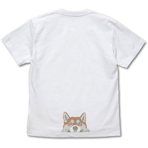 世界末日與柴犬同行 : 日版 (細碼)「小春」石原雄先生設計 白色 T-Shirt