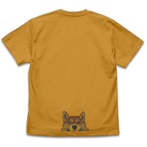 世界末日與柴犬同行 : 日版 (中碼)「小春」石原雄先生設計 暗棕色 T-Shirt