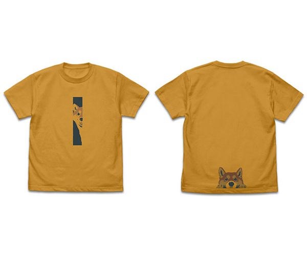 世界末日與柴犬同行 : 日版 (加大)「小春」石原雄先生設計 暗棕色 T-Shirt