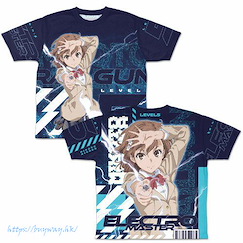 魔法禁書目錄系列 (大碼)「御坂美琴」雙面 全彩 T-Shirt Mikoto Misaka Double-sided Full Graphic T-Shirt /L【A Certain Magical Index Series】