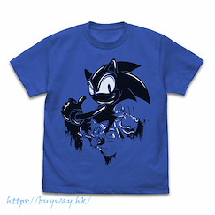 超音鼠 : 日版 (中碼)「超音鼠」寶藍色 T-Shirt