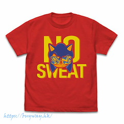 超音鼠 (大碼)「超音鼠」NO SWEAT 鮮紅 T-Shirt Sonic NO SWEAT T-Shirt /HIGH RED-L【Sonic the Hedgehog】