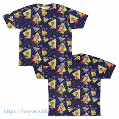 超音鼠 (大碼)「超音鼠」雙面 全彩 T-Shirt Pattern Design Double-sided Full Graphic T-Shirt /L【Sonic the Hedgehog】