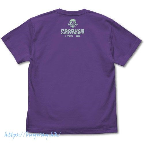 偶像大師 灰姑娘女孩 : 日版 (中碼)「三好紗南」PikoPiko Gamer 紫羅蘭色 T-Shirt