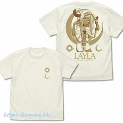 偶像大師 灰姑娘女孩 (大碼)「萊拉」香草白 T-Shirt Sol Kamal no Layla T-Shirt /VANILLA WHITE-L【The Idolm@ster Cinderella Girls】