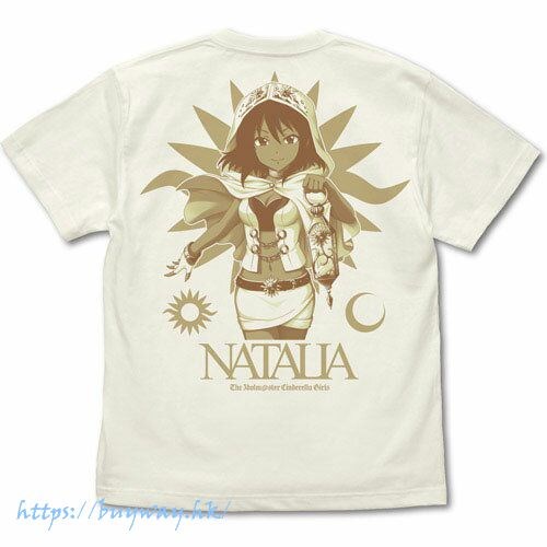 偶像大師 灰姑娘女孩 : 日版 (大碼)「娜塔莉亞」香草白 T-Shirt
