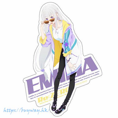 Re：從零開始的異世界生活 「艾米莉婭」街頭時尚 防水貼紙 Emilia Waterproof Sticker Street Fashion Ver.【Re:Zero】