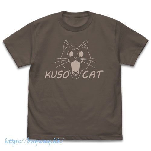 宇崎學妹想要玩！ : 日版 (大碼)「KUSO CAT」暗黑 T-Shirt