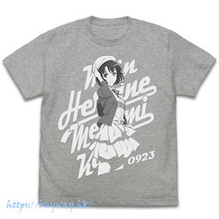 不起眼女主角培育法 (加大)「加藤惠」復古 混合灰色 T-Shirt Megumi Kato Vintage T-Shirt /MIX GRAY-XL【Saekano: How to Raise a Boring Girlfriend】