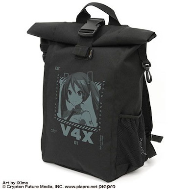 VOCALOID系列 「初音未來」V4X 黑色 卷頂背囊 Hatsune Miku V4X Roll-top Backpack【VOCALOID Series】
