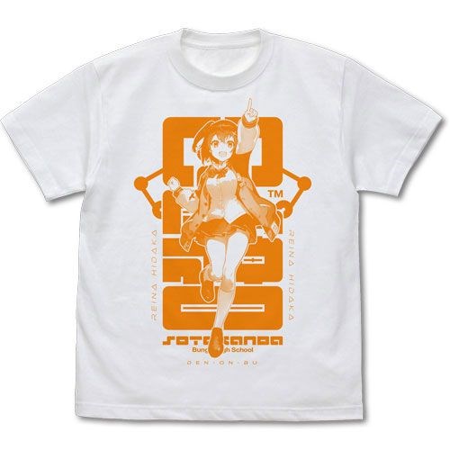 電音部 : 日版 (細碼)「日高零奈」白色 T-Shirt