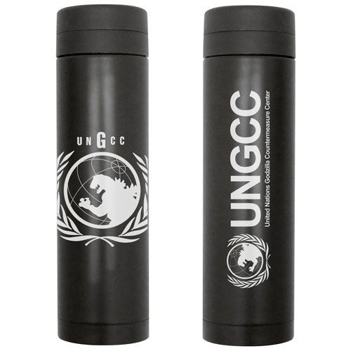 哥斯拉系列 : 日版 「UNGCC」黑色 保溫瓶