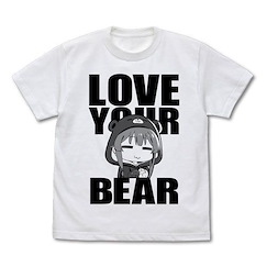 熊熊勇闖異世界 : 日版 (細碼)「優奈」白色 T-Shirt