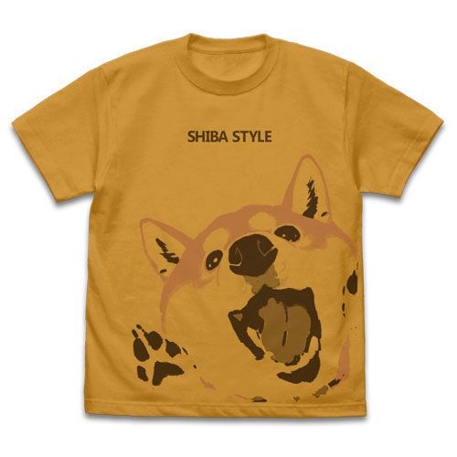 世界末日與柴犬同行 : 日版 (細碼)「小春」突擊 石原雄先生設計 暗棕色 T-Shirt