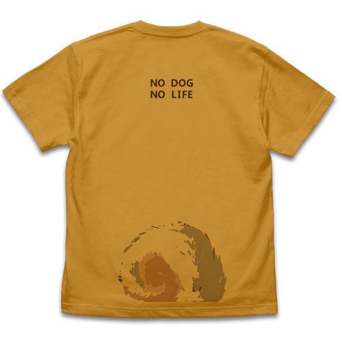 世界末日與柴犬同行 : 日版 (大碼)「小春」突擊 石原雄先生設計 暗棕色 T-Shirt