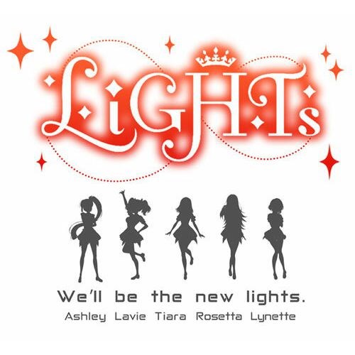 Lapis Re:LiGHTS : 日版 (中碼)「LiGHTs」白色 T-Shirt
