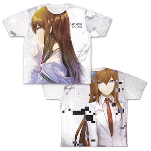命運石之門 (大碼)「牧瀨紅莉栖」雙面 全彩 T-Shirt Kurisu Makise Double-sided Full Graphic T-Shirt /L【Steins;Gate】