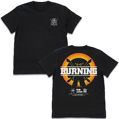 機動戰士高達系列 : 日版 (細碼)「神高達」BURNING 黑色 T-Shirt