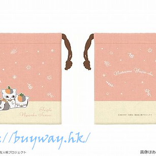 夏目友人帳 「貓咪老師」03 索繩小物袋 Drawstring Bag 03 Triple Nyanko Sensei C【Natsume's Book of Friends】