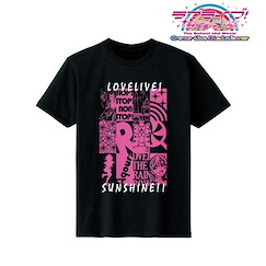 LoveLive! Sunshine!! : 日版 (加大)「黑澤露比」The School Idol Movie Over the Rainbow Hop? Stop? Nonstop! 男裝 黑色 T-Shirt