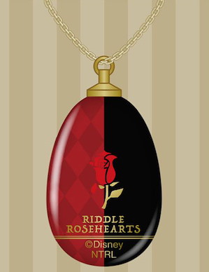 迪士尼扭曲樂園 「Riddle Rosehearts」玻璃 項鏈 Glass Necklace 01 Riddle Rosehearts【Disney Twisted Wonderland】