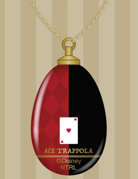 迪士尼扭曲樂園 : 日版 「Ace Trappola」玻璃 項鏈