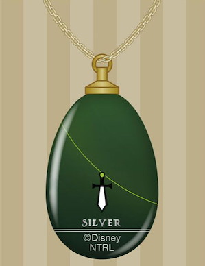 迪士尼扭曲樂園 「Silver」玻璃 項鏈 Glass Necklace 21 Silver【Disney Twisted Wonderland】